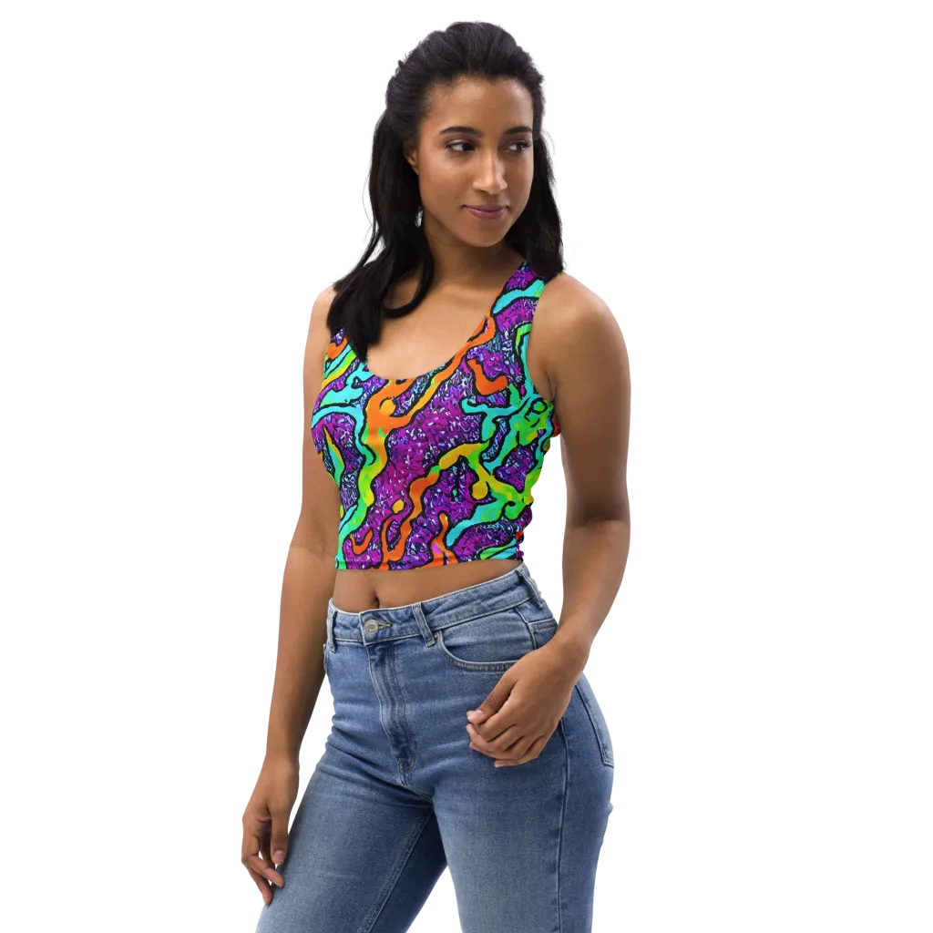 Acid Rhapsody on Crop Top — Left Front