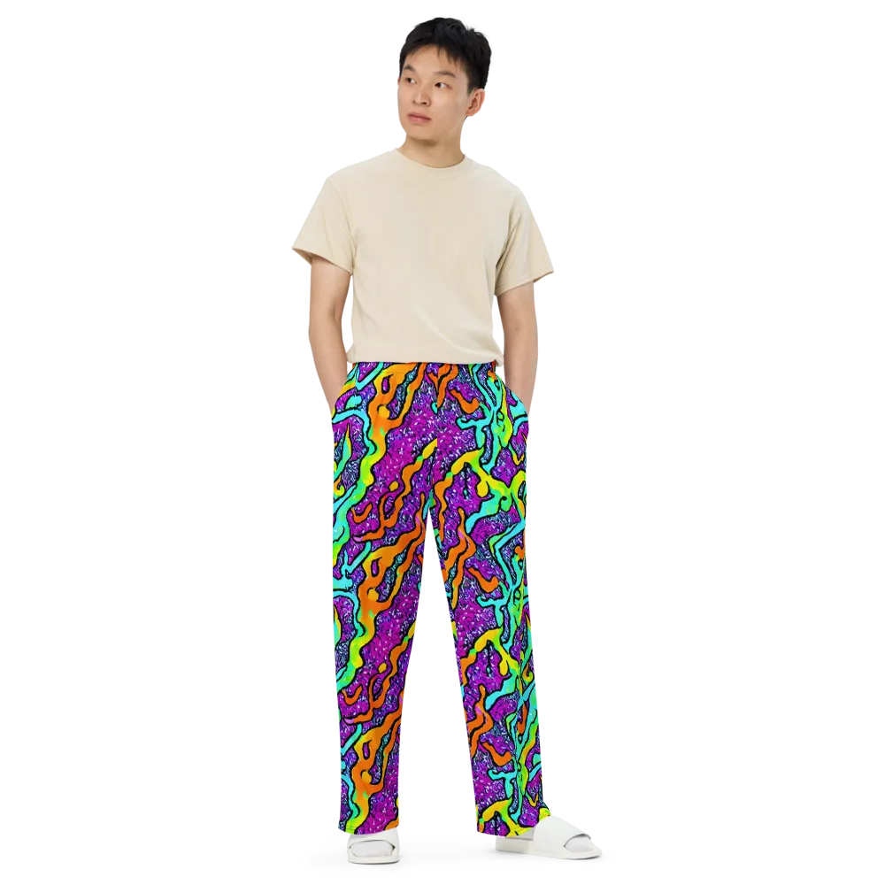 Acid Rhapsody on Wide-Leg Pants — Front