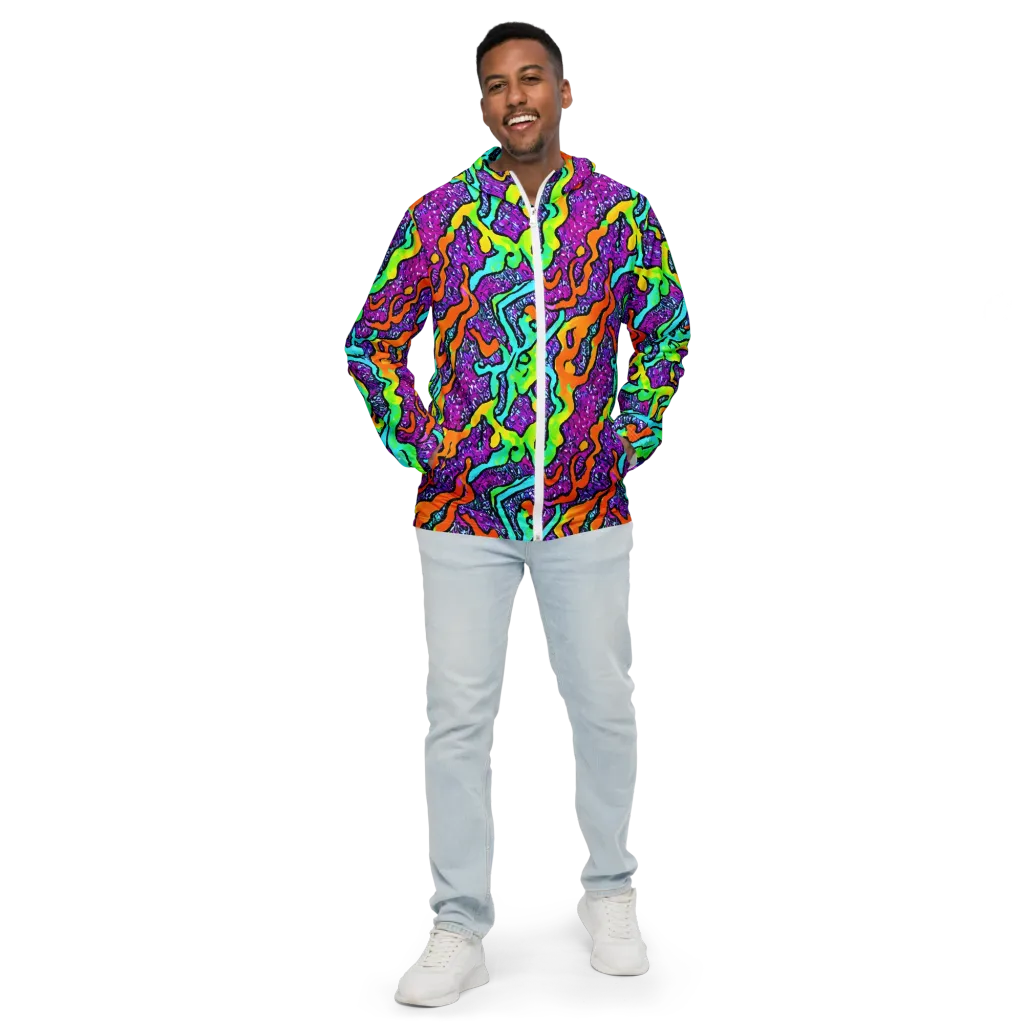 Acid Rhapsody on Men's Windbreaker — Front