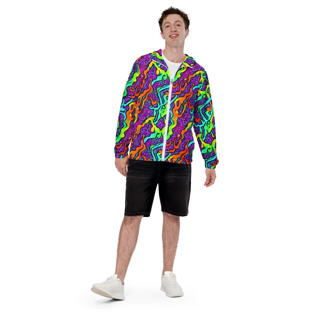 Acid Rhapsody on Men's Windbreaker — Front