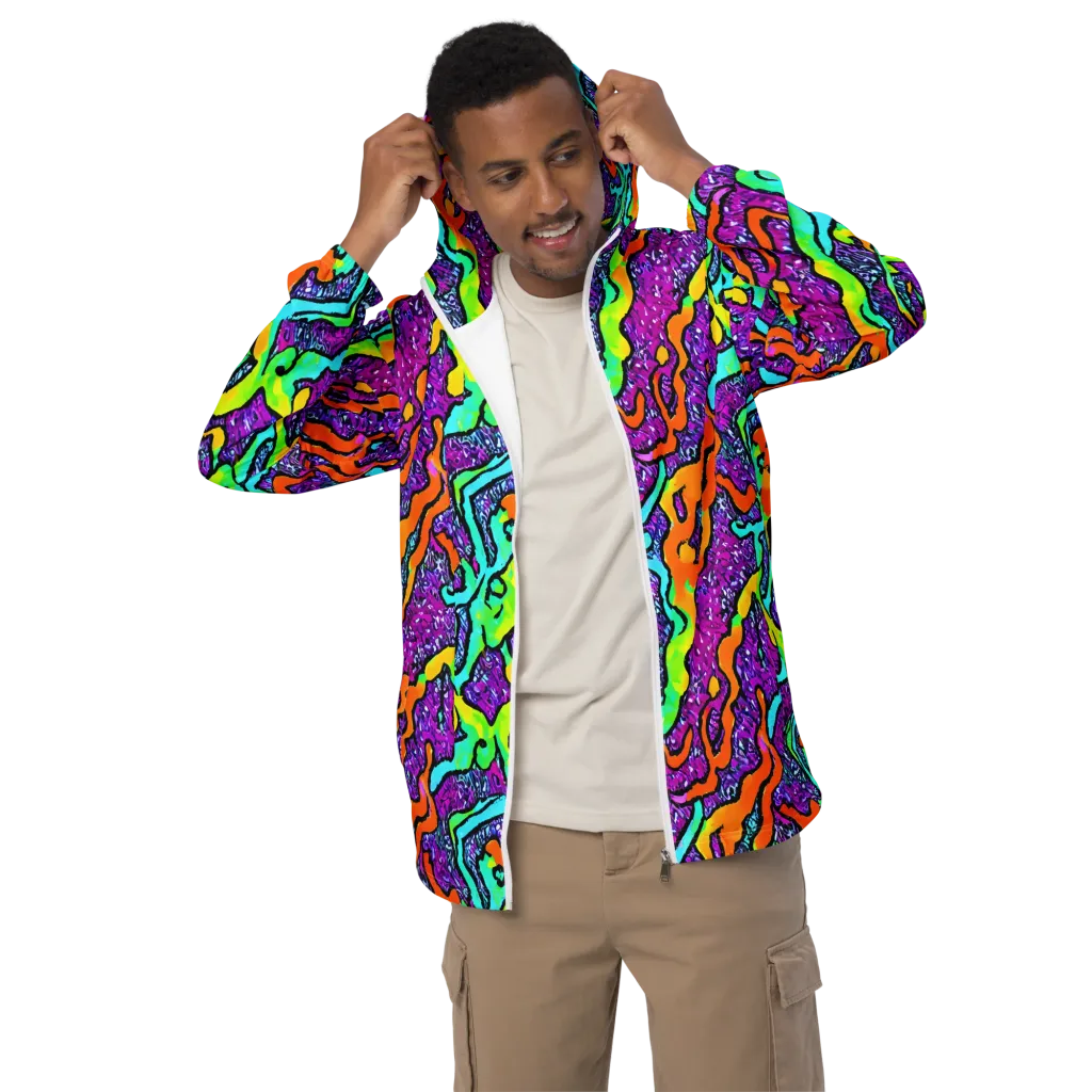 Acid Rhapsody on Men's Windbreaker — Front