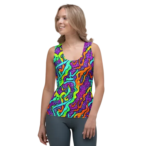 Acid Rhapsody on a Women's Tank Top