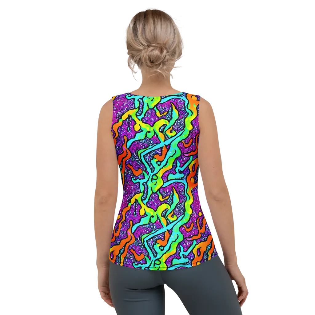 Acid Rhapsody on Women's Tank Top — Back