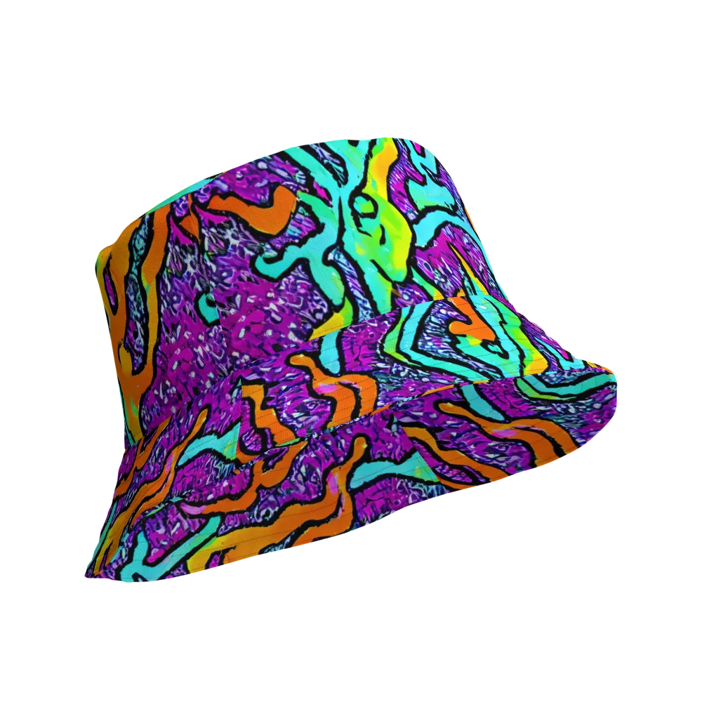 Acid Rhapsody on Reversible Bucket Hat — Product details Outside