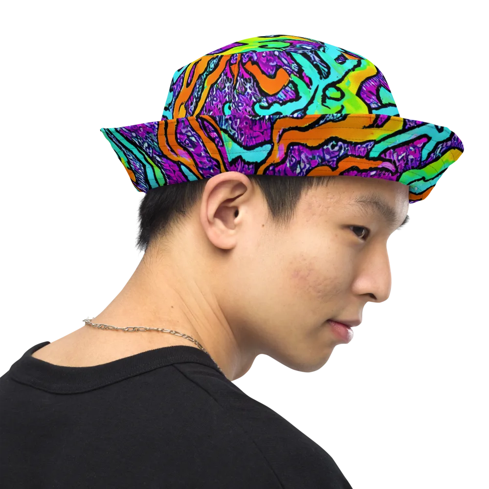 Acid Rhapsody on Reversible Bucket Hat — Right Outside