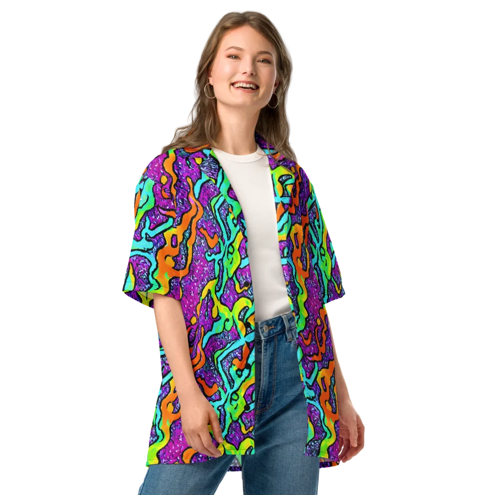 Acid Rhapsody on Button Shirt — Front