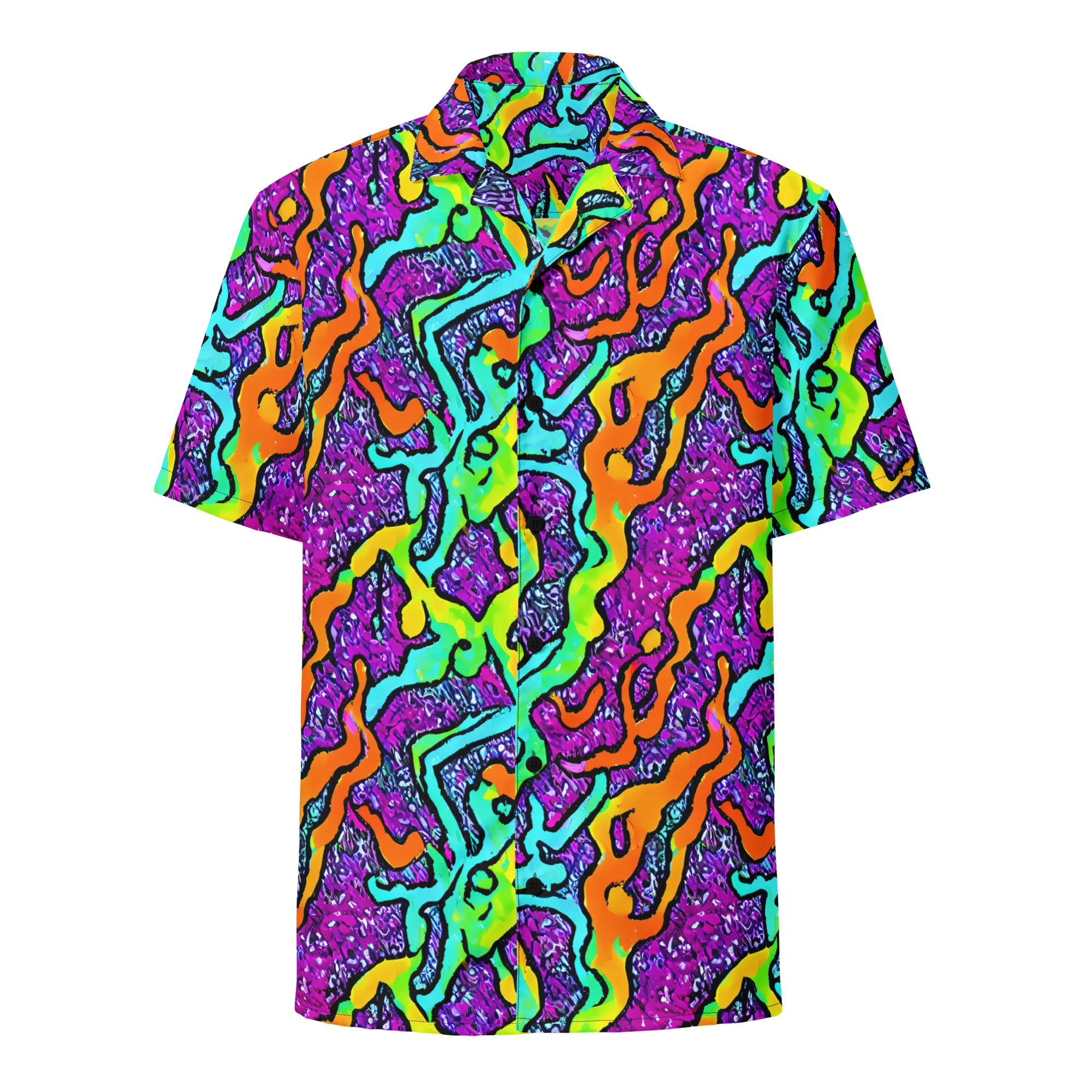 Acid Rhapsody on Button Shirt — Front