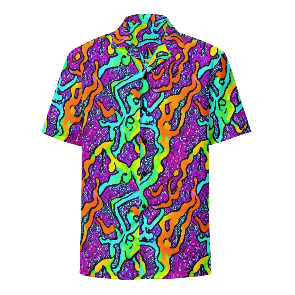 Acid Rhapsody on Button Shirt — Front