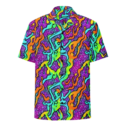 Acid Rhapsody on a Button Shirt