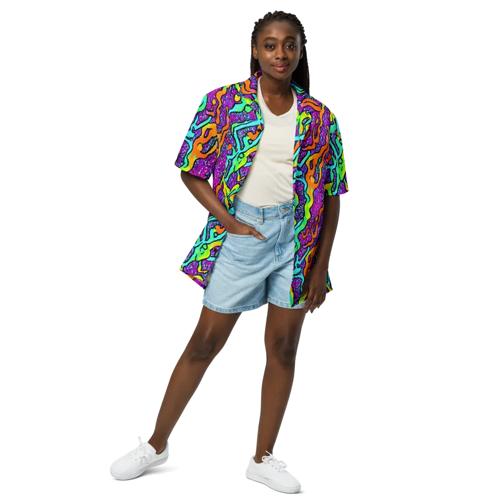 Acid Rhapsody on Button Shirt — Front