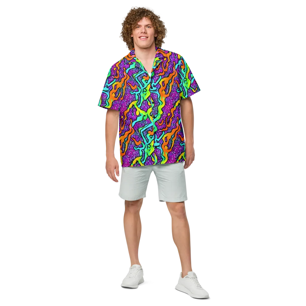 Acid Rhapsody on Button Shirt — Front