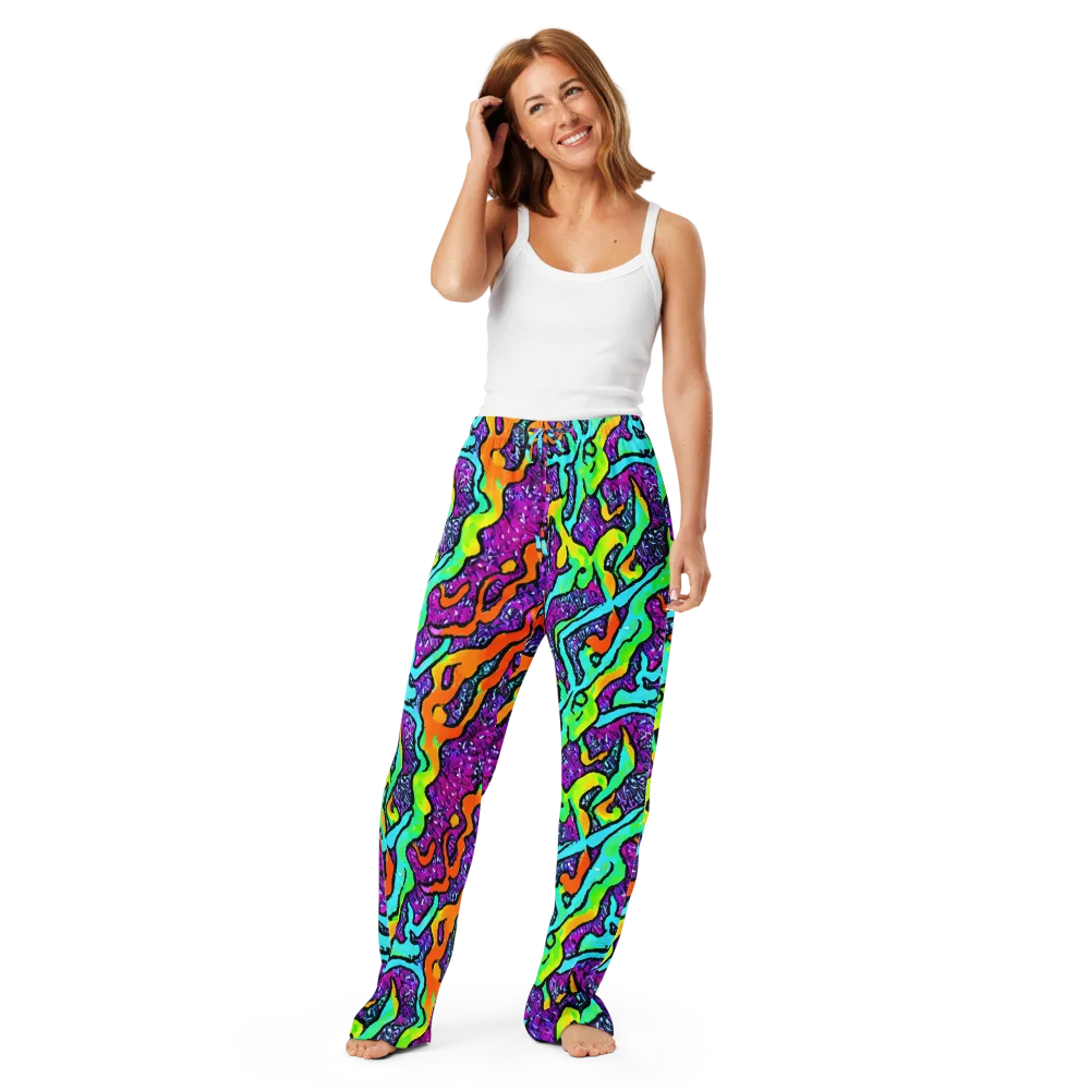 Acid Rhapsody on Women's Pajama Pants — Front