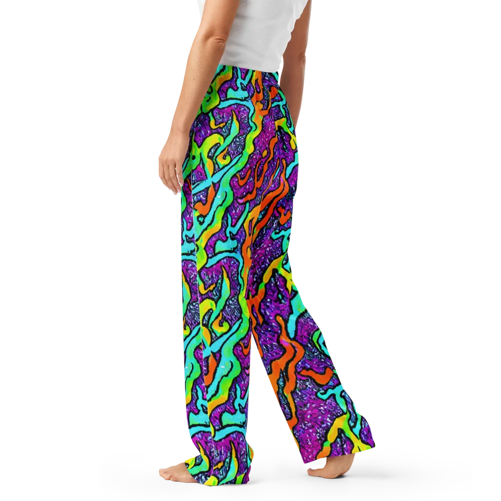 Acid Rhapsody on Women's Pajama Pants — Left