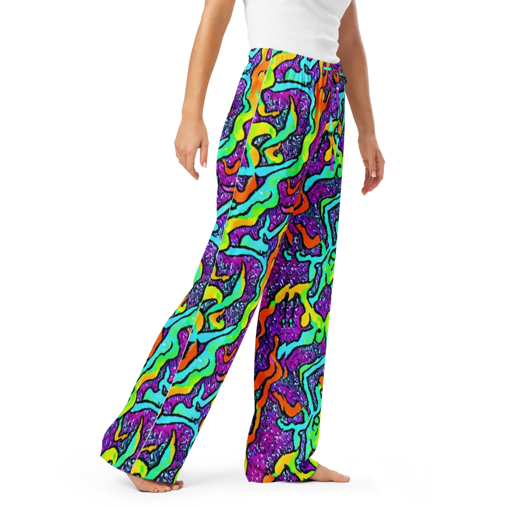 Acid Rhapsody on Women's Pajama Pants — Right Front
