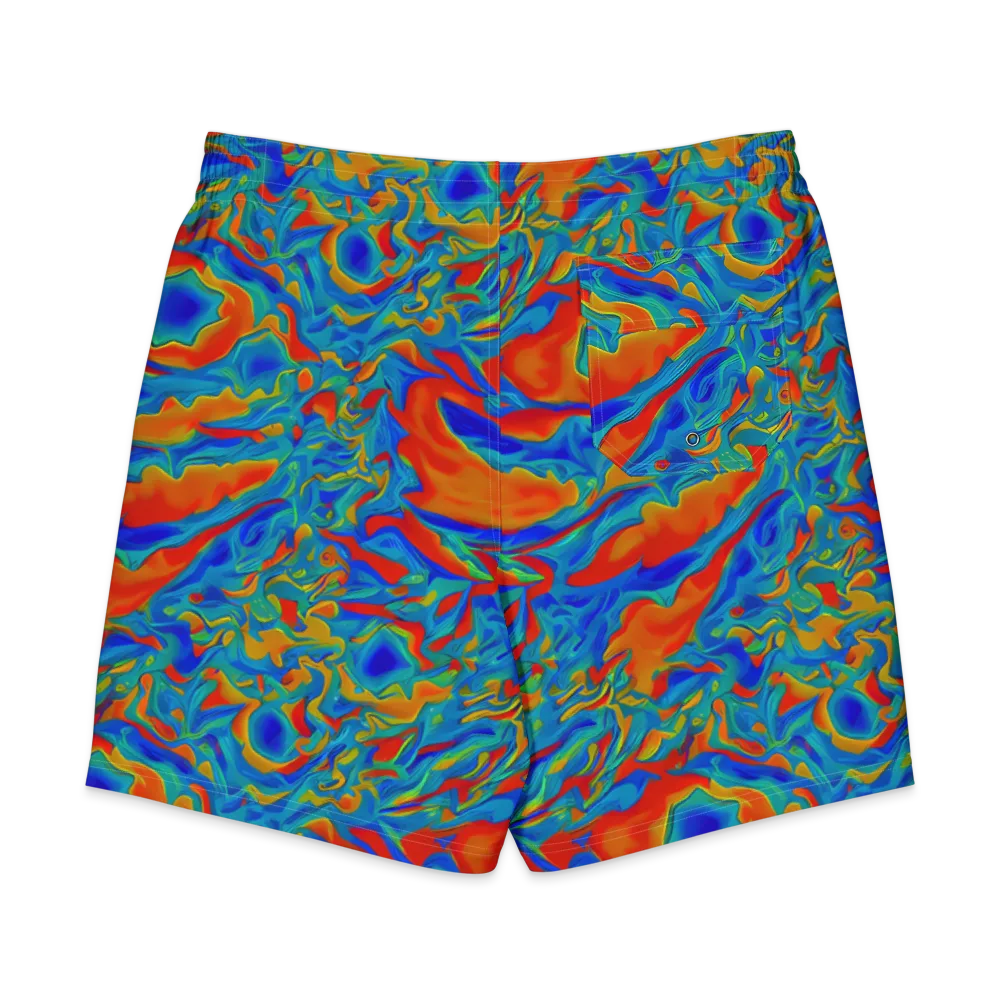 Liquid Voltage on Men's Board Shorts — Back