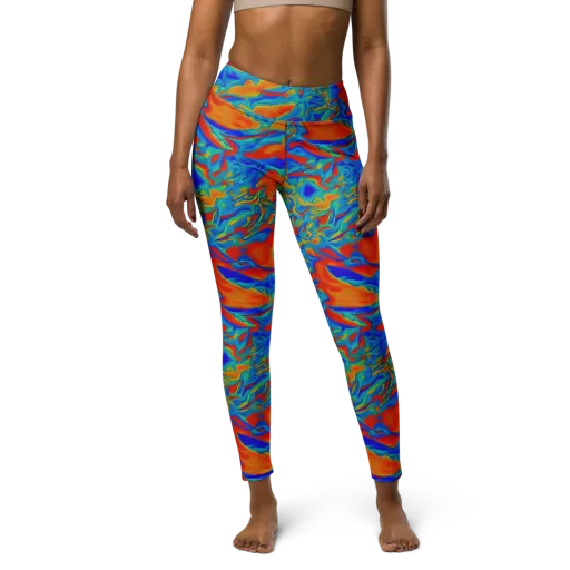 Liquid Voltage on a Yoga Leggings