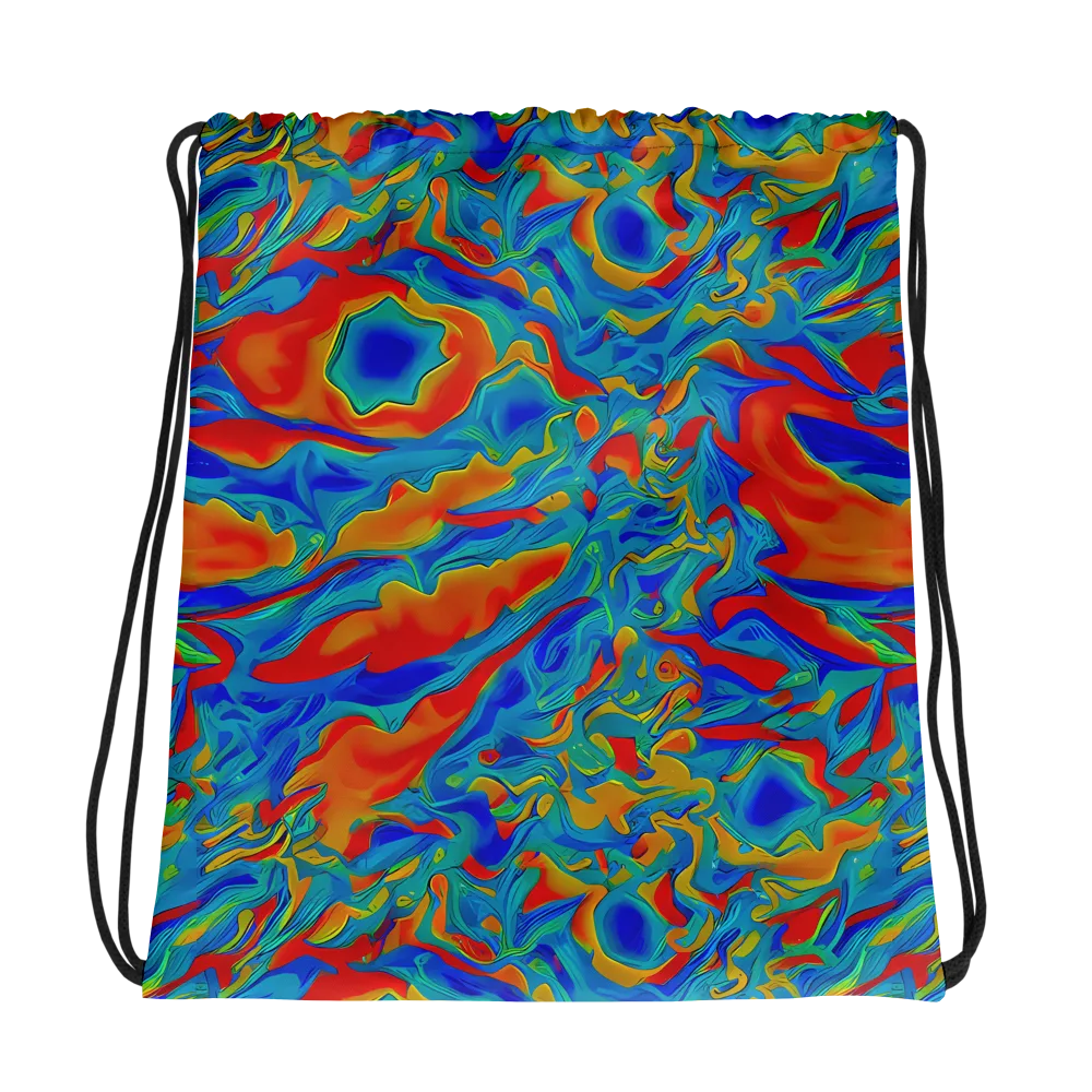 Liquid Voltage on Drawstring Bag — Photo