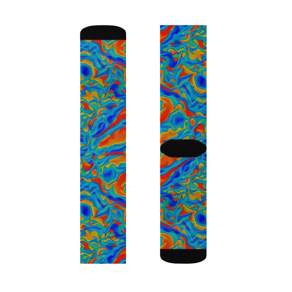 Liquid Voltage on Socks — Left Sock