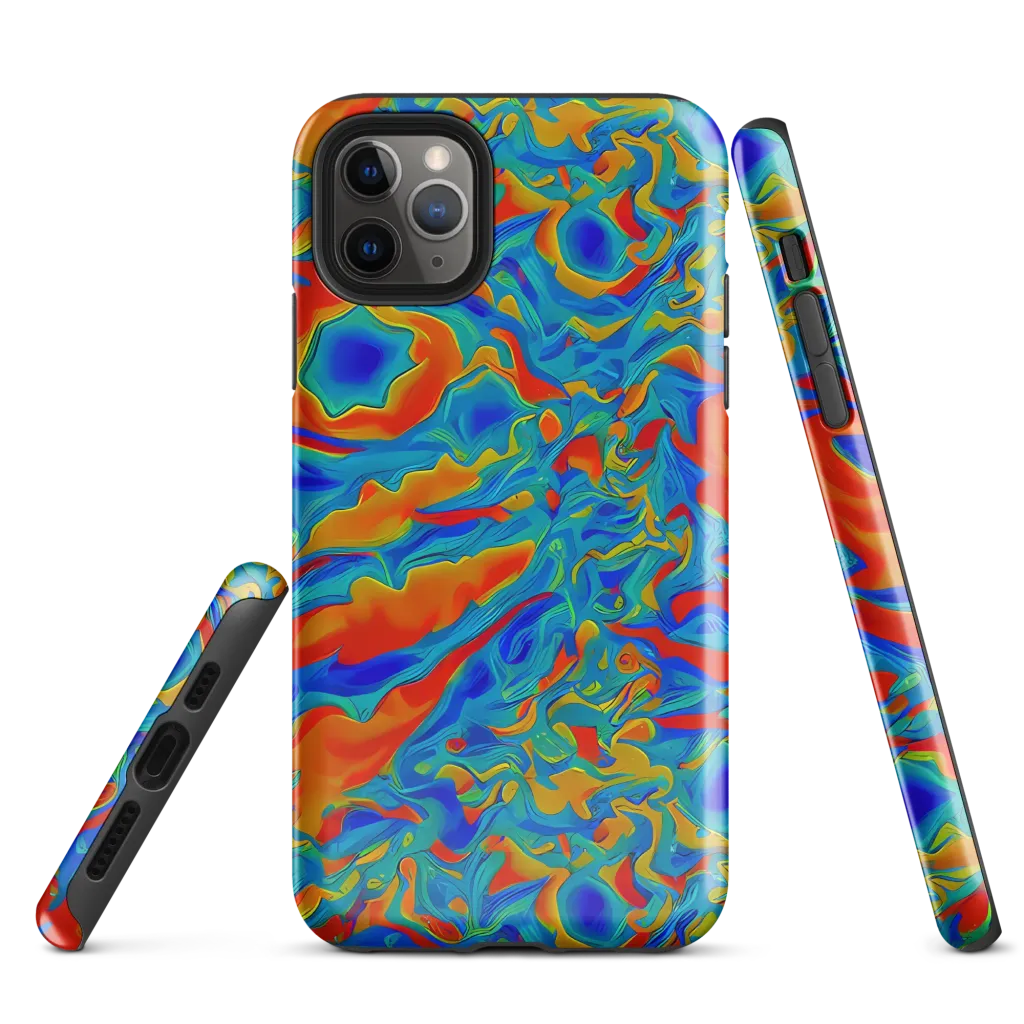 Liquid Voltage on Tough Case for iPhone® — Front