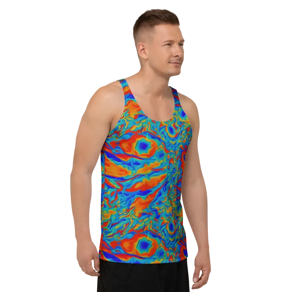 Liquid Voltage on Men's Tank Top — Right Front