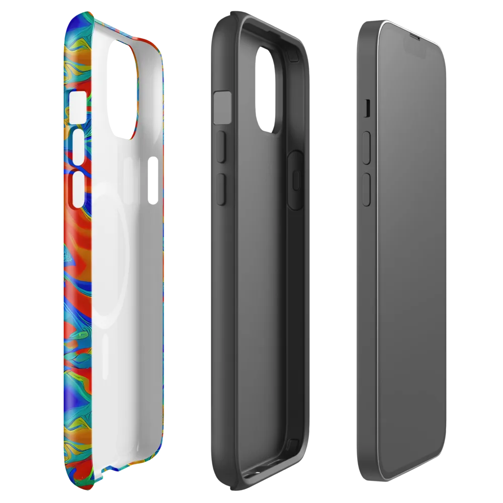 Liquid Voltage on MagSafe Tough Case for iPhone® — Front