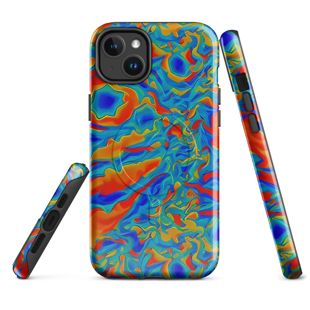 Liquid Voltage on MagSafe Tough Case for iPhone® — Front