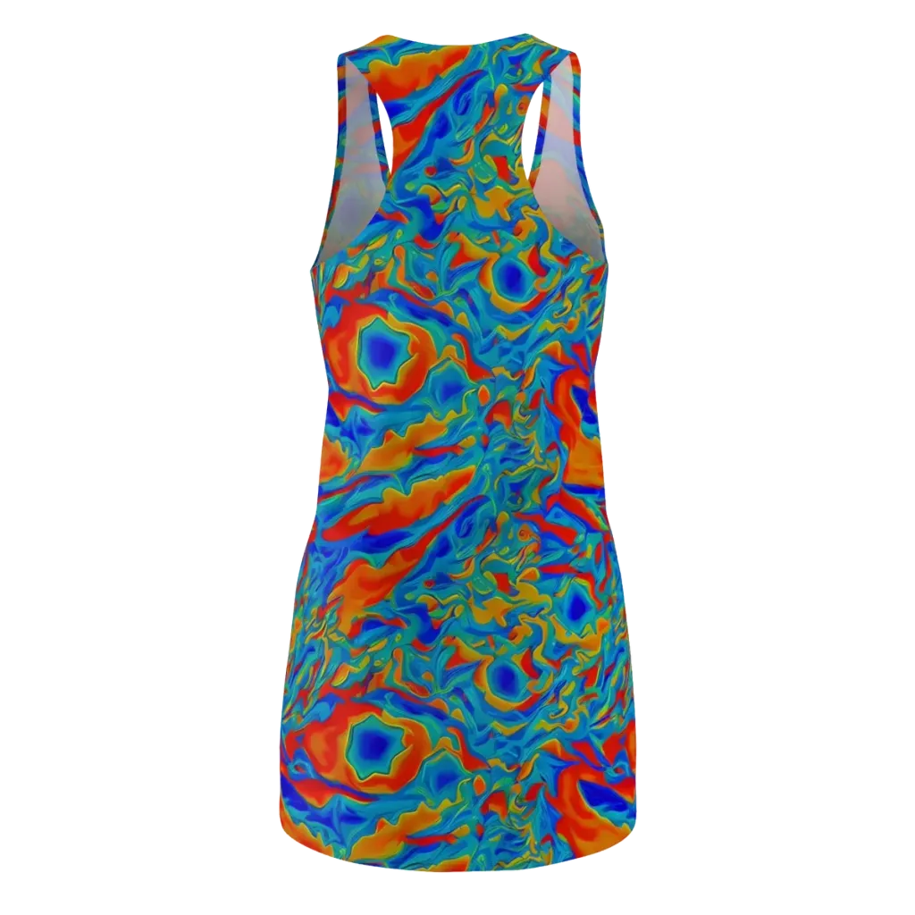 Liquid Voltage on Racerback Dress — Back