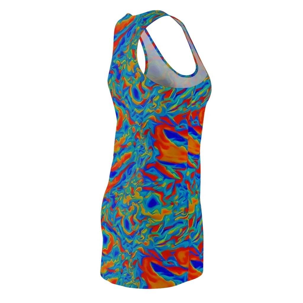 Liquid Voltage on Racerback Dress — Back Side
