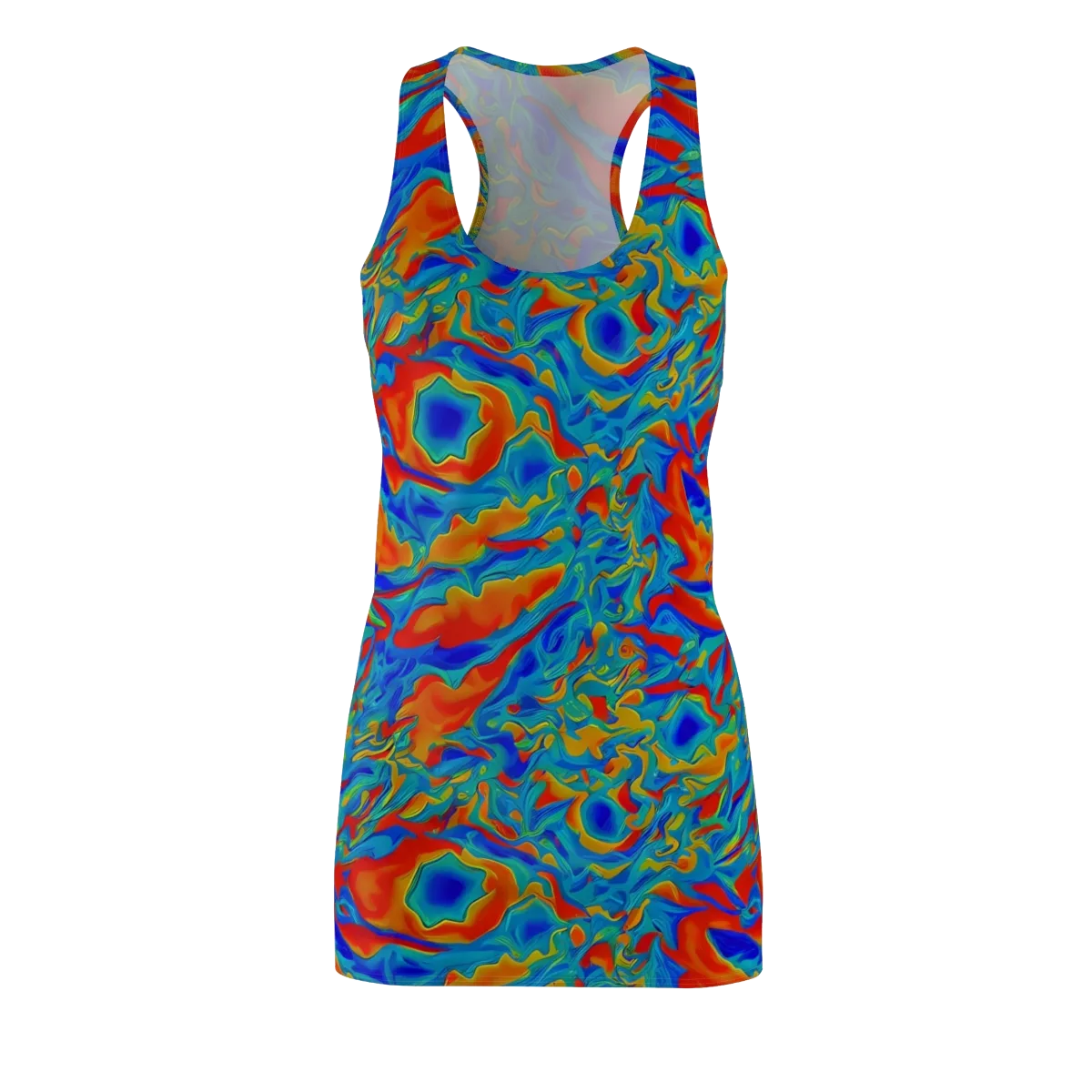 Liquid Voltage on Racerback Dress — Front