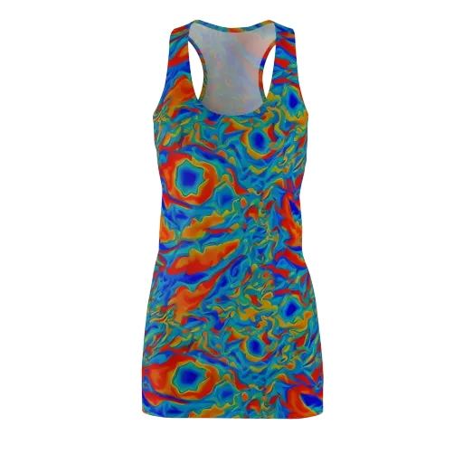Liquid Voltage on a Racerback Dress