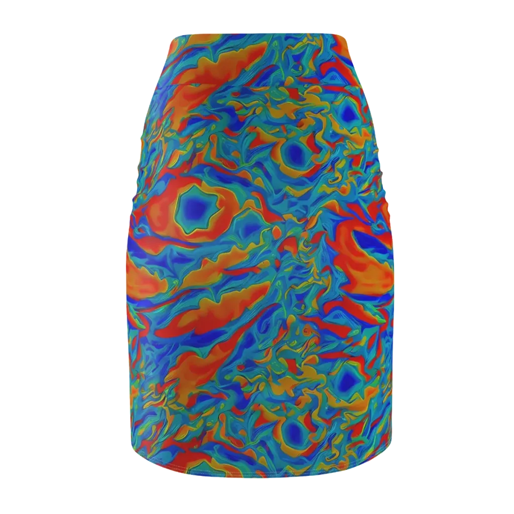 Liquid Voltage on Pencil Skirt — Back
