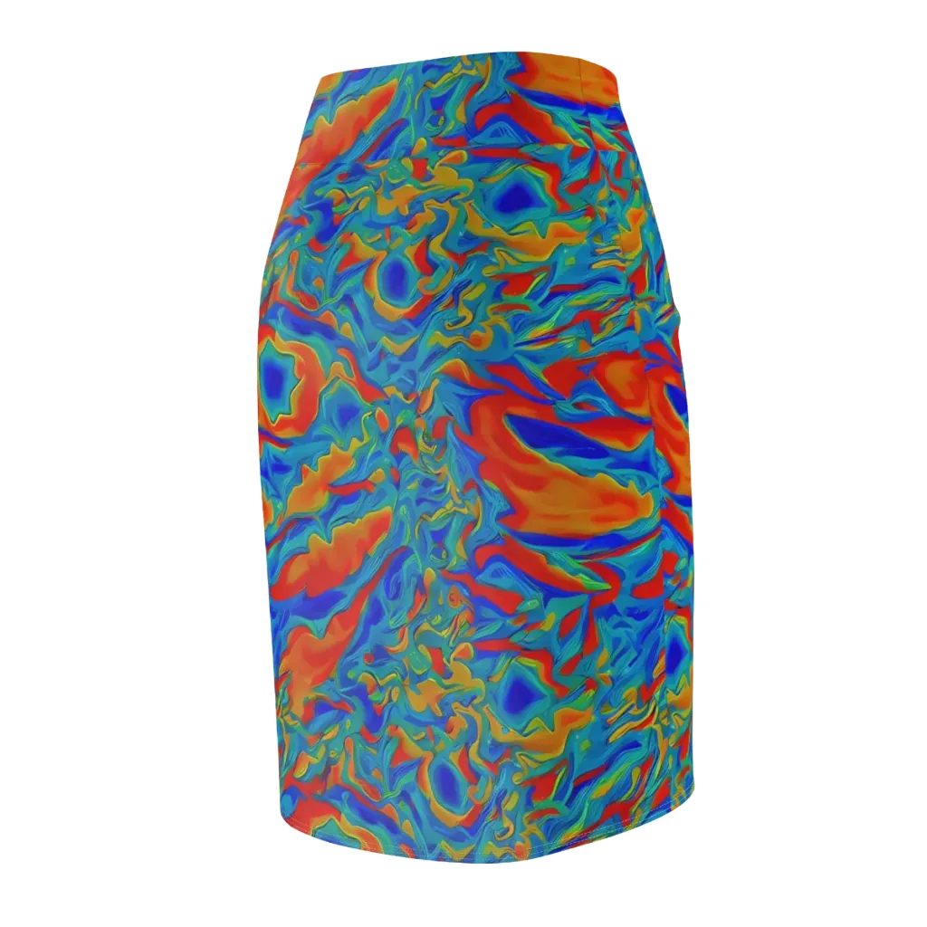 Liquid Voltage on Pencil Skirt — Back Side