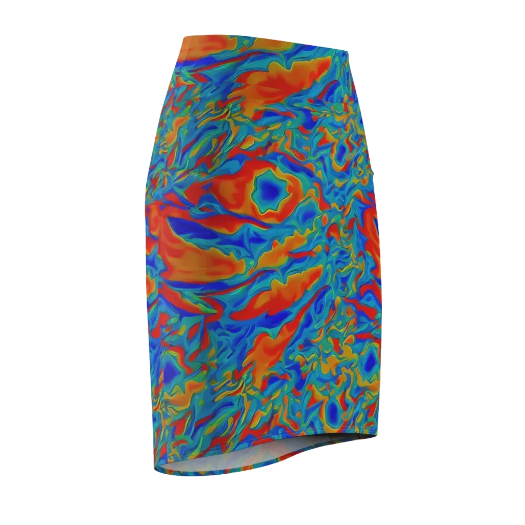 Liquid Voltage on Pencil Skirt — Front Side