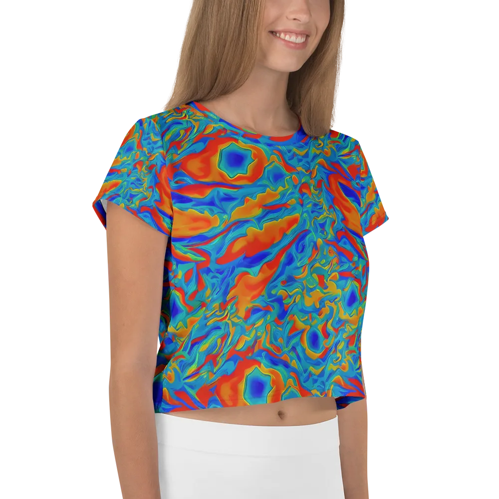 Liquid Voltage on Crop Tee — Right