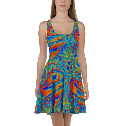 Liquid Voltage on a Skater Dress