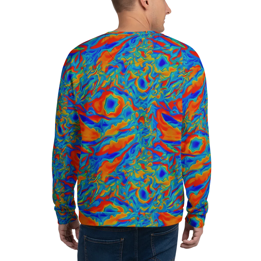 Liquid Voltage on Sweatshirt — Back