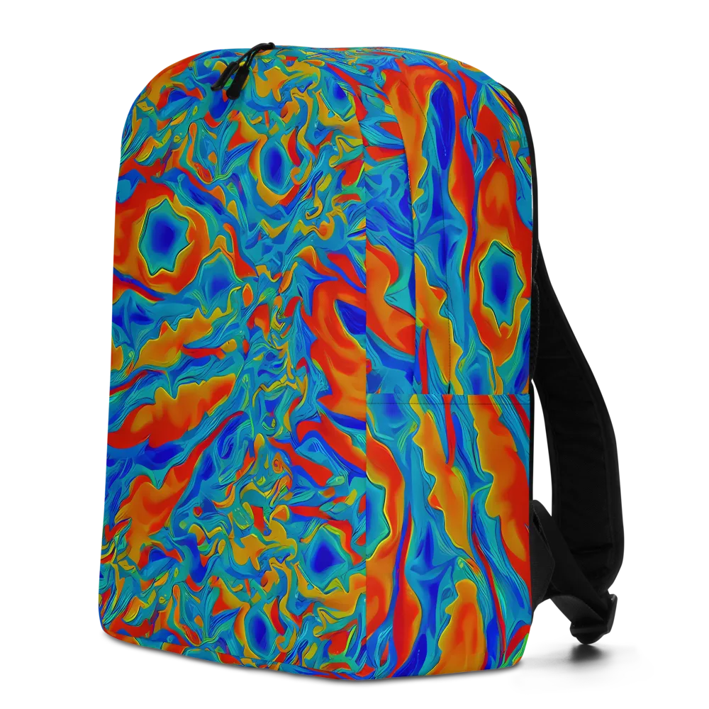 Liquid Voltage on Minimalist Backpack — Left