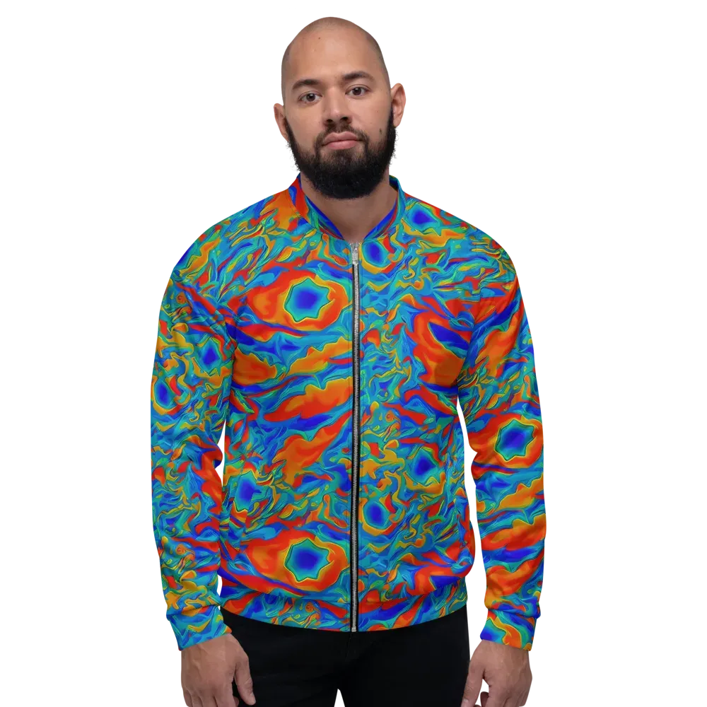 Liquid Voltage on Bomber Jacket — Front