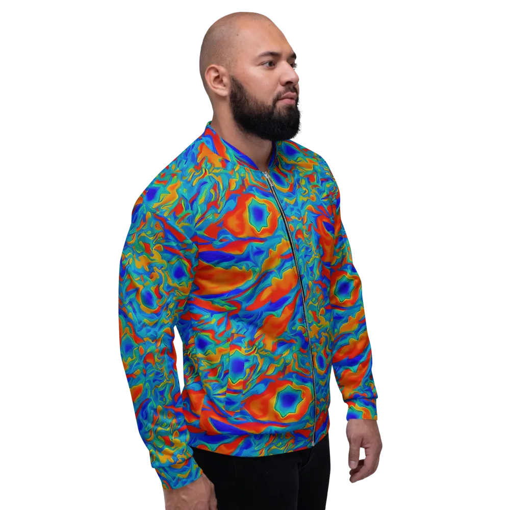 Liquid Voltage on Bomber Jacket — Right