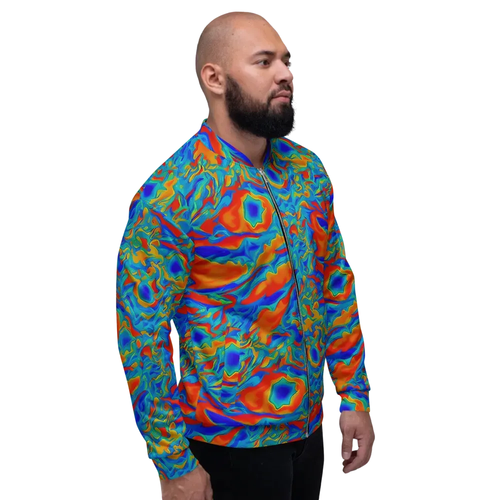 Liquid Voltage on Bomber Jacket — Right