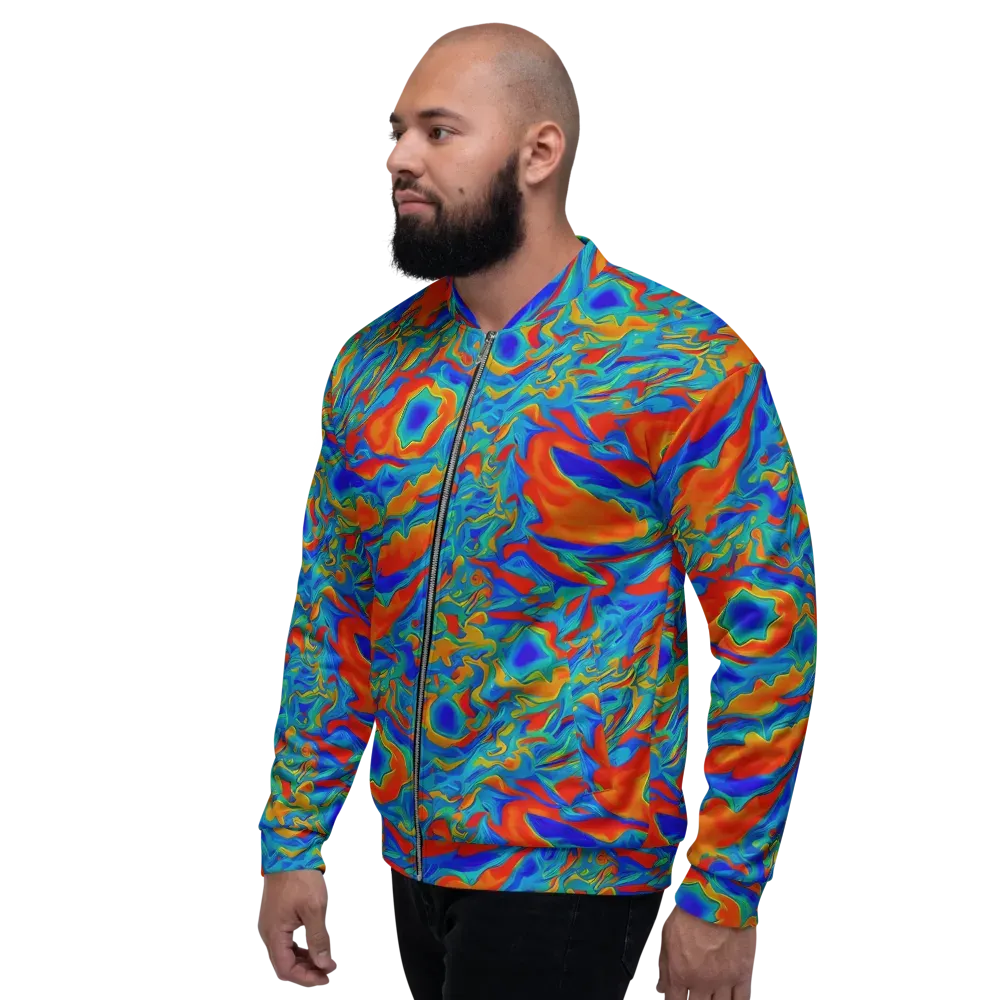 Liquid Voltage on Bomber Jacket — Left