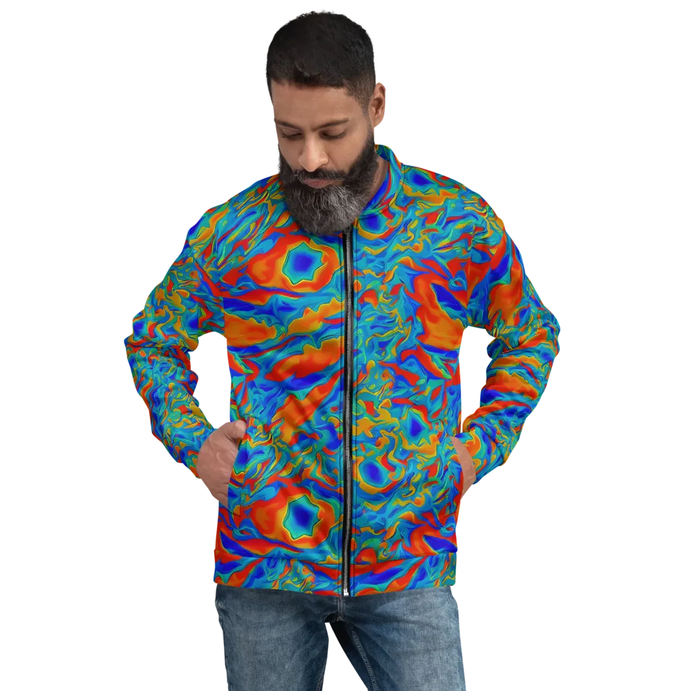 Liquid Voltage on Bomber Jacket — Front