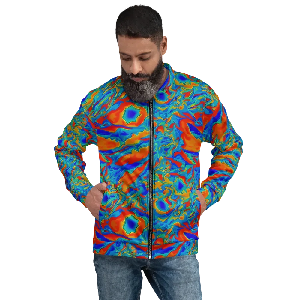 Liquid Voltage on Bomber Jacket — Front