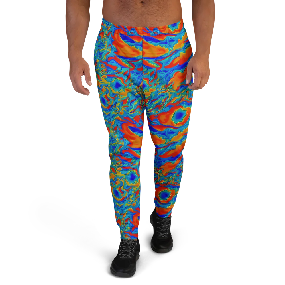 Liquid Voltage on Men's Joggers — Front