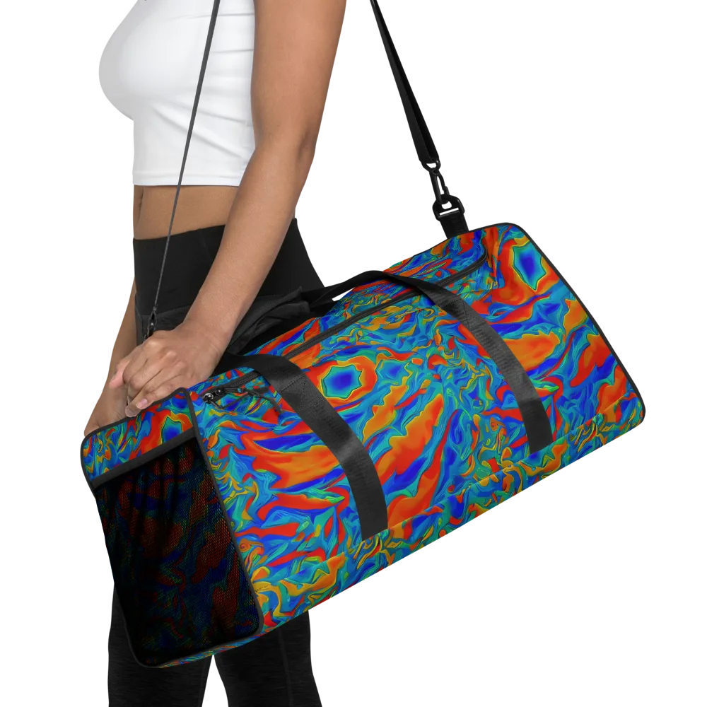 Liquid Voltage on Duffle Bag — Front