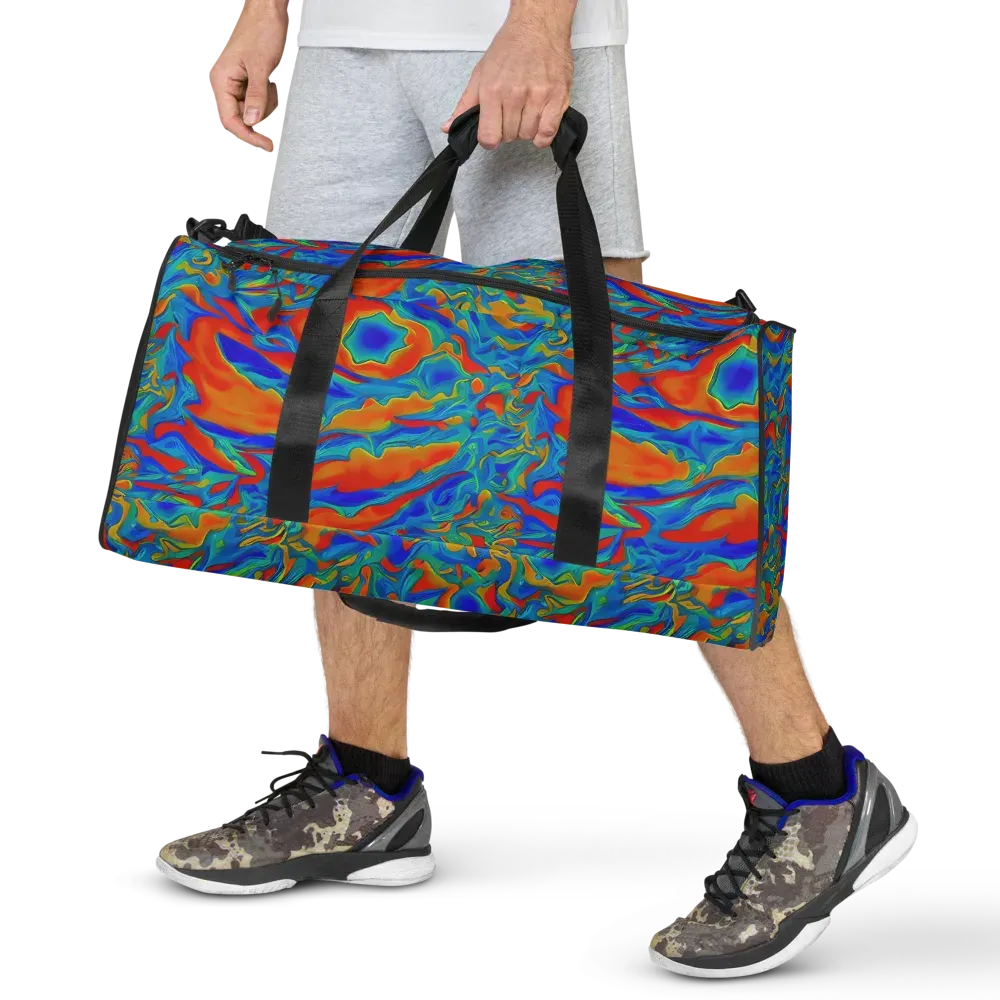Liquid Voltage on Duffle Bag — Front