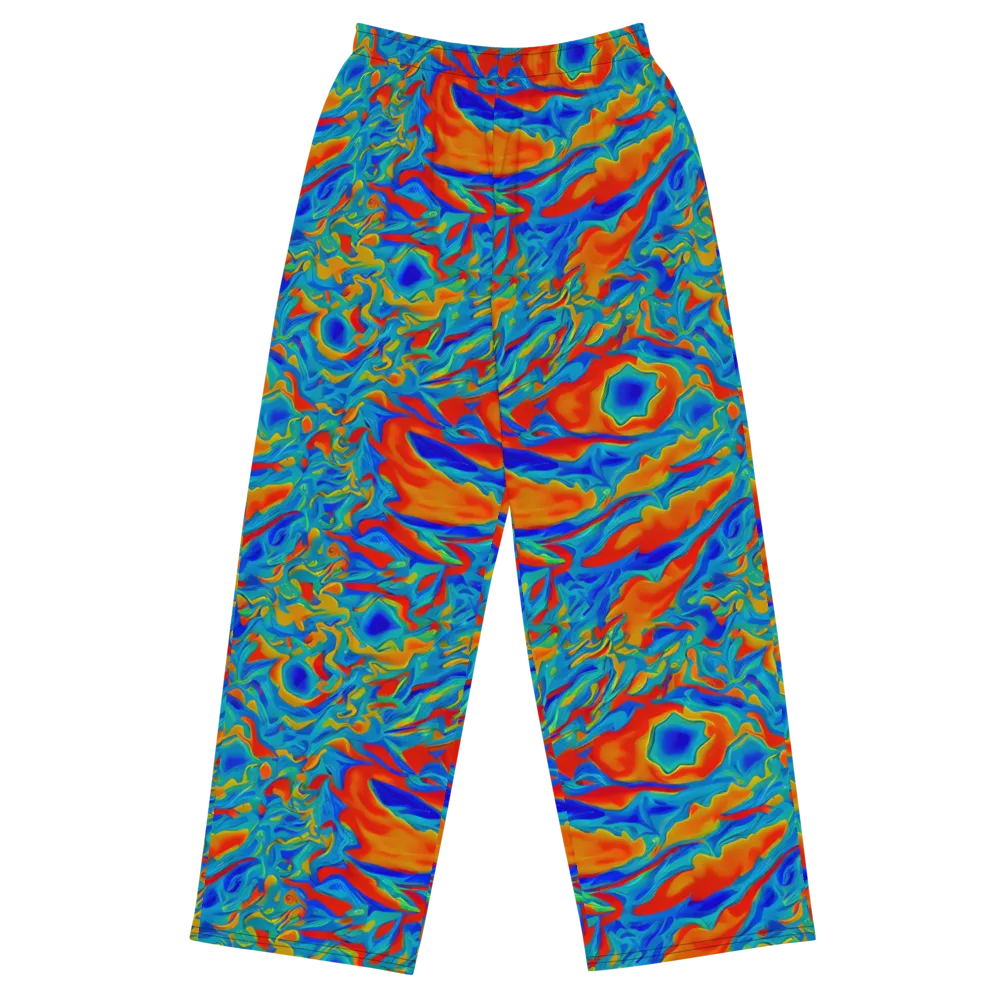 Liquid Voltage on Wide-Leg Pants — Front