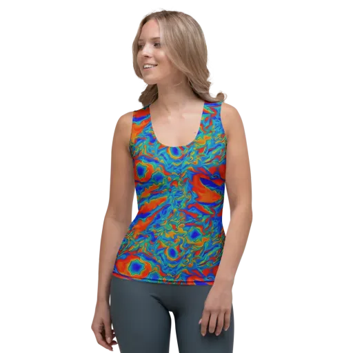 Liquid Voltage on a Women's Tank Top