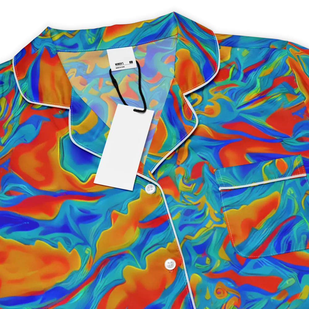 Liquid Voltage on Women's Short Sleeve Pajama Top — Product details