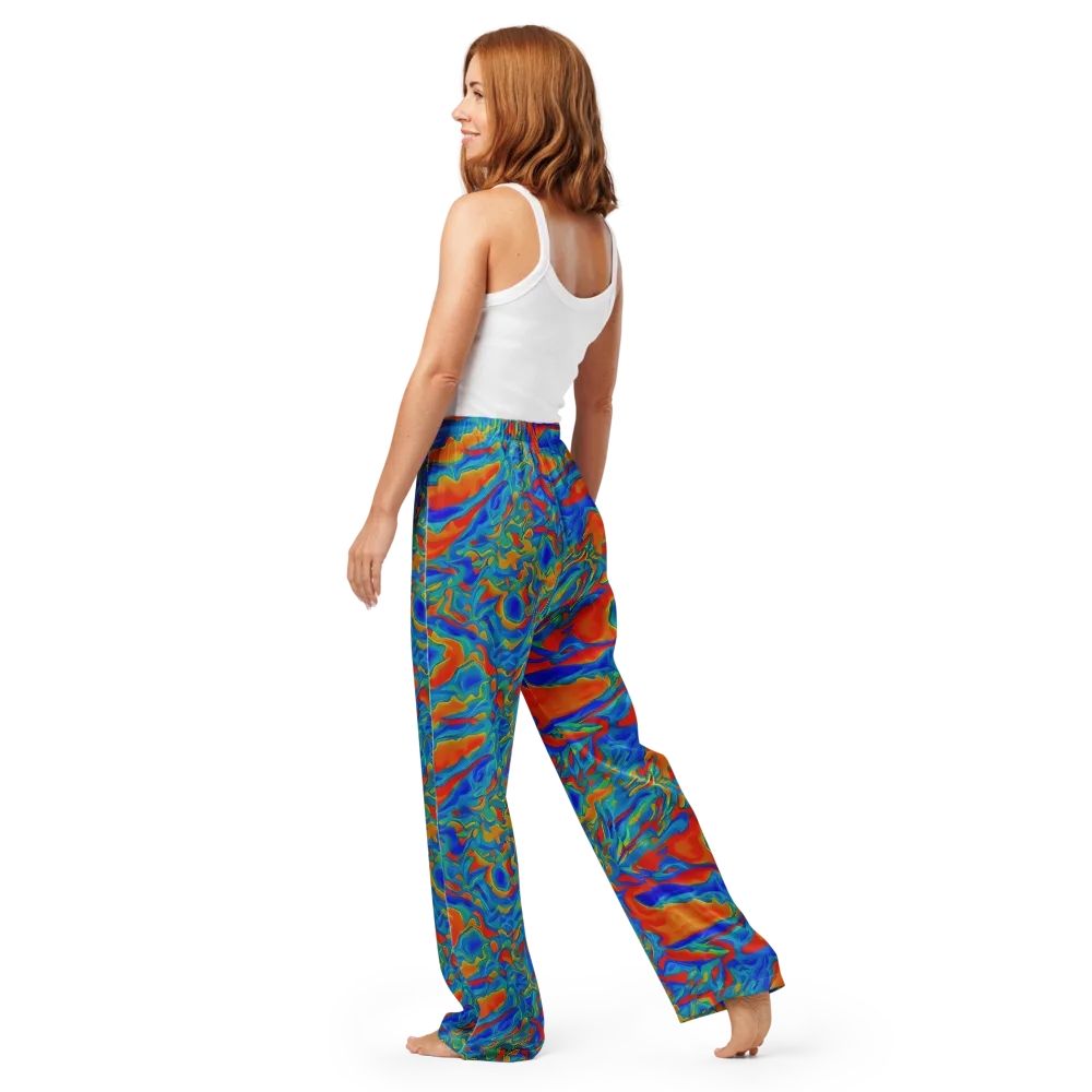 Liquid Voltage on Women's Pajama Pants — Back
